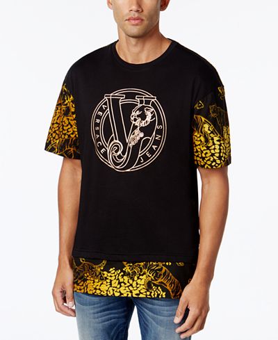 Versace Jeans Men's Graphic-Print Logo T-Shirt