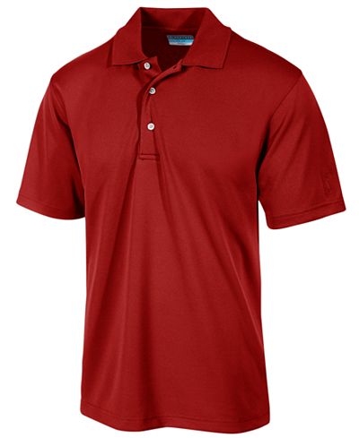 PGA TOUR Men's Airflux Solid Golf Polo Shirt