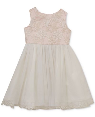 Rare Editions Embellished Floral Tulle Dress, Big Girls (7-16)