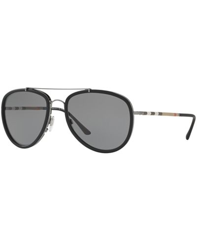 Burberry Polarized Sunglasses, BE3090Q - Sunglasses by Sunglass Hut ...