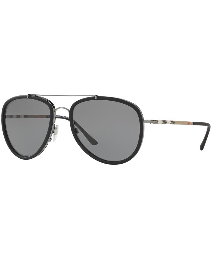 Burberry Polarized Sunglasses , BE3090Q - Macy's