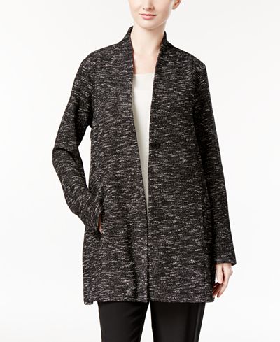 Eileen Fisher Organic Cotton-Blend Boyfriend Blazer