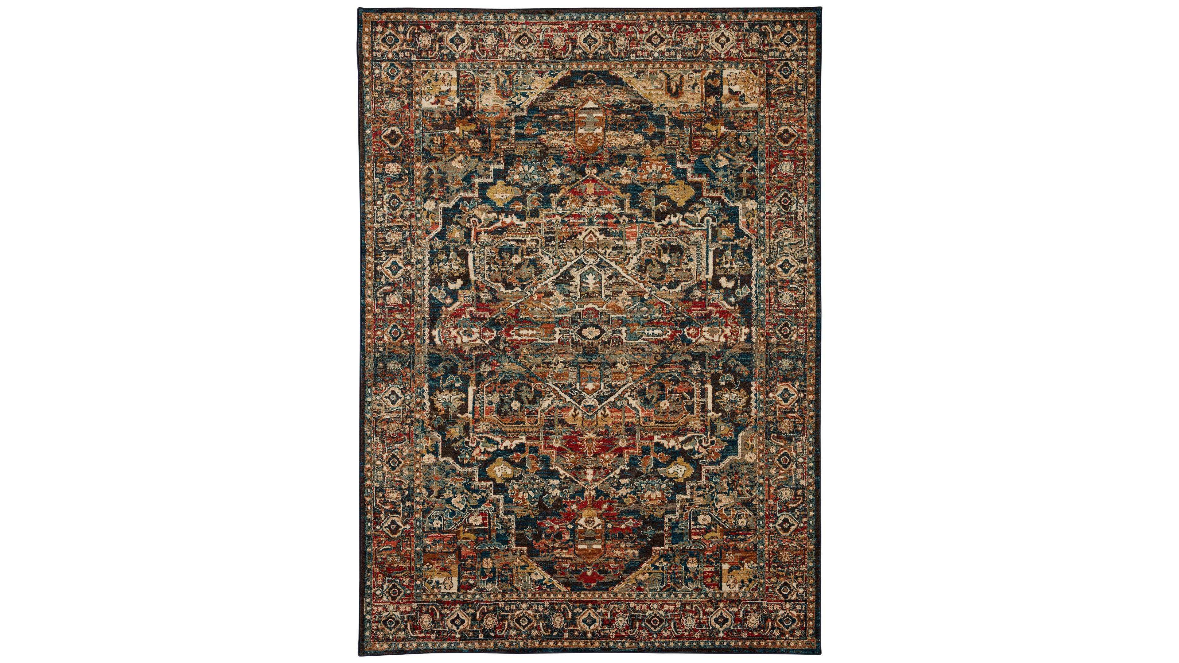Closeout! Karastan Spice Market Alacantara Sapphire 5'3" x 7'10" Area Rug