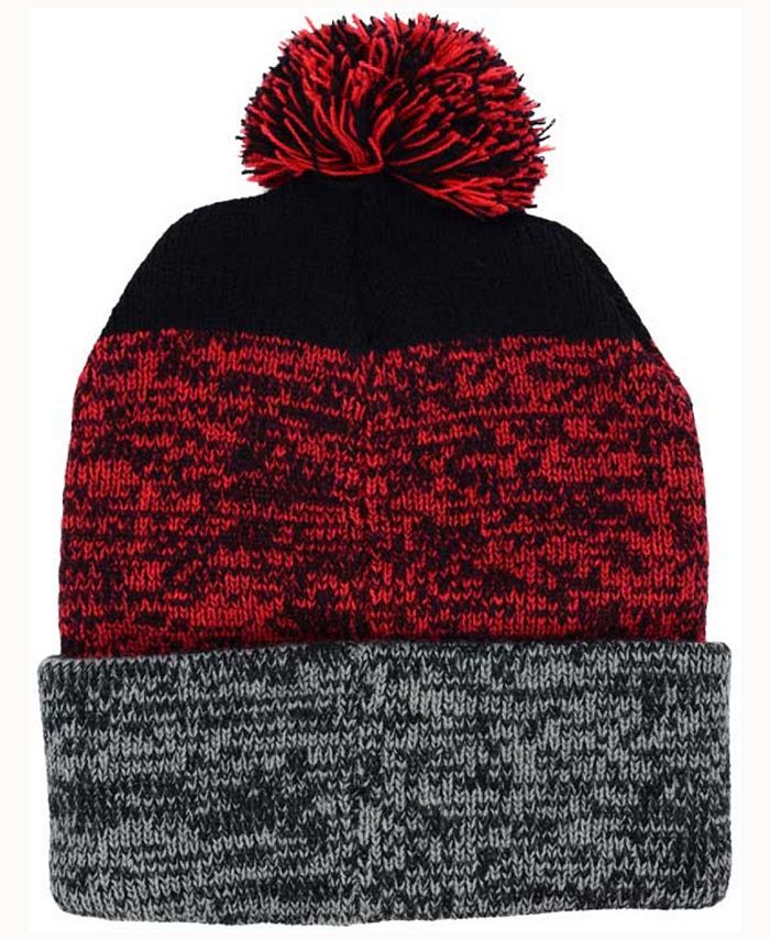 '47 Brand Atlanta Hawks Black Static Pom Knit Hat Macy's