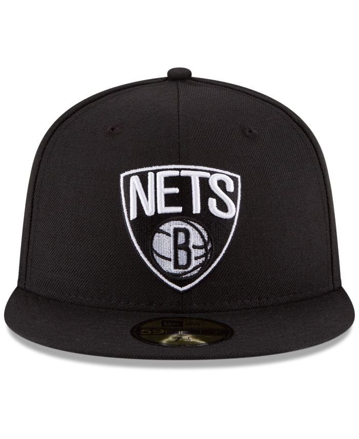 New Era Brooklyn Nets Solid Team 59FIFTY Cap - Macy's