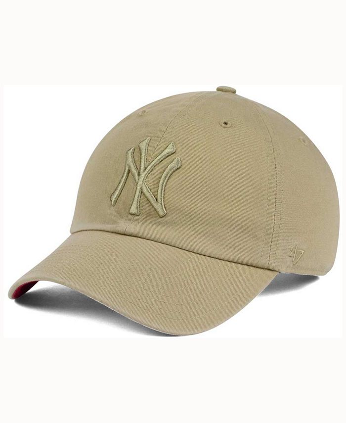 47 new york yankees classic baseball hat khaki