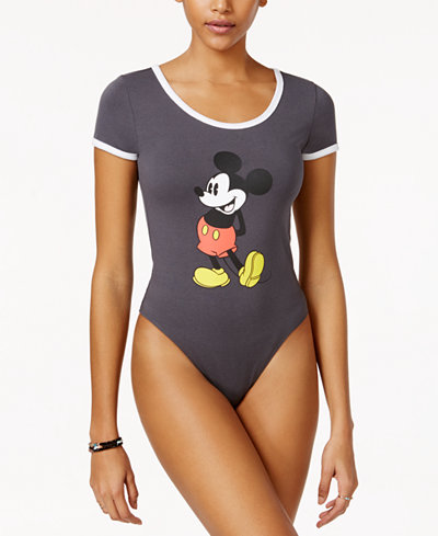 Hybrid Juniors' Disney Mickey Mouse Bodysuit