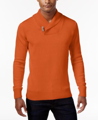 Sean John Men's Toggle Shawl-Collar Sweater, Created for Macy's - Macy's