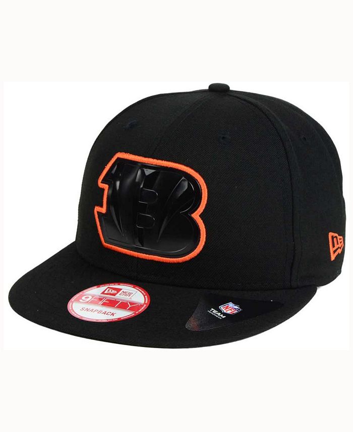 New Era Cincinnati Bengals Retro Logo 9FIFTY Snapback Cap - Macy's