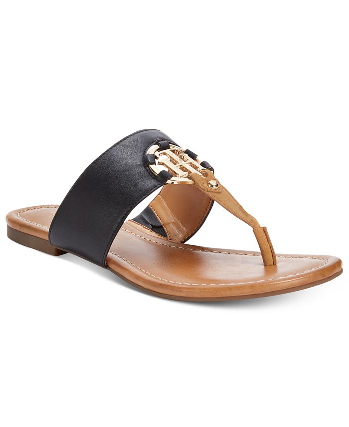Tommy Hilfiger Sia Slip-On Thong Sandals - Macy's