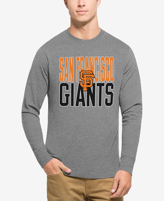47 Brand Men's San Francisco Giants Power Alley Long-Sleeve T-Shirt - Macy's