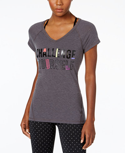 Ideology Challenge Yourself Performance T-Shirt, Only at Macy's