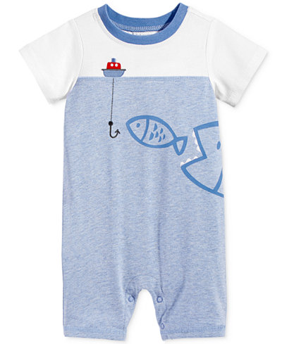 First Impressions Fishing Romper, Baby Boys (0-24 months), Only at Macy's
