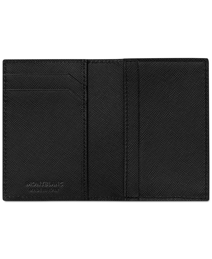 Montblanc - Unisex Black Leather Sartorial Business Card Holder 113223
