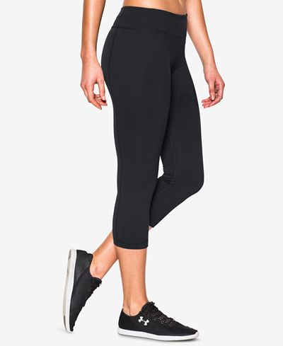 armour under studiolux compression capri leggings mirror pants