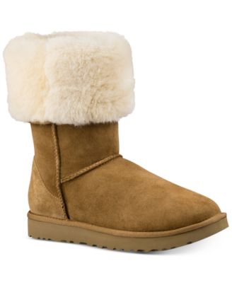 uggs with fur on outside