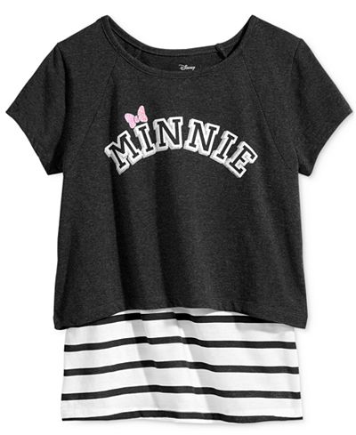 Disney's® Minnie Mouse Layered-Look T-Shirt, Big Girls (7-16)