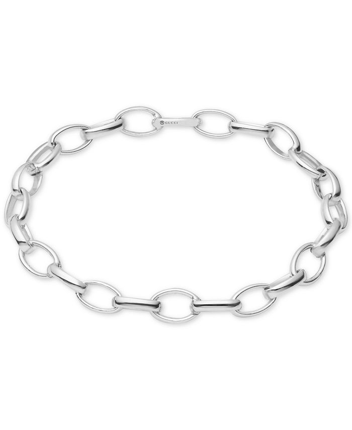 Gucci Unisex Blind for Love Sterling Silver Charm Bracelet Macy s