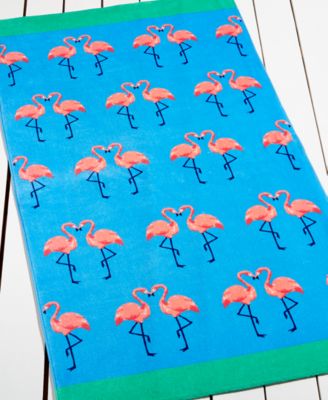 Martha Stewart Collection - Flamingo Kiss Beach Towel