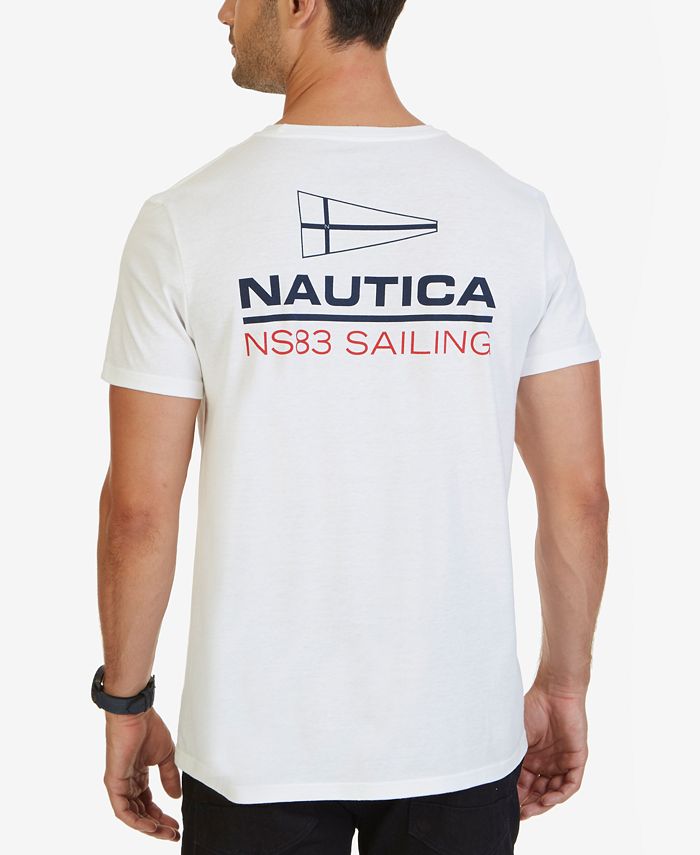 Nautica Men's NS83 Sailing Logo Heritage Graphic T-Shirt - Macy's
