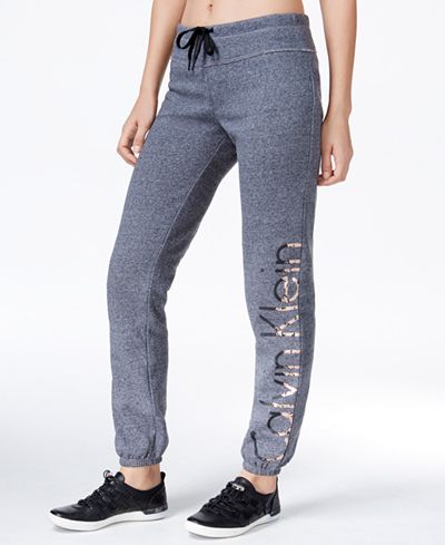 calvin klein logo sweatpants