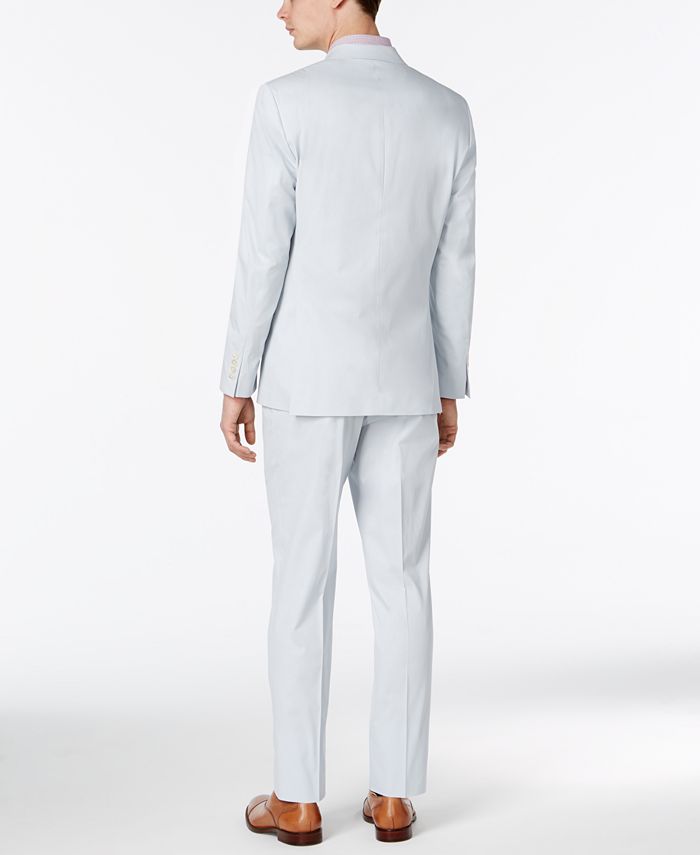 Lauren Ralph Lauren Men's Solid Light Blue Slim-Fit Suit - Macy's