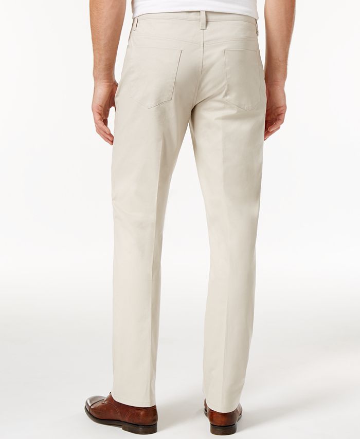 Alfani Men's Big & Tall Slim Fit Cotton Pants, Created for Macy's - Macy's