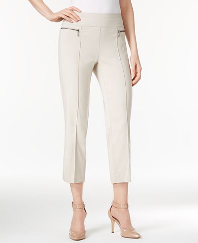 Style & Co Petite Pull-On Cropped Pants, Created for Macy's - Pants ...