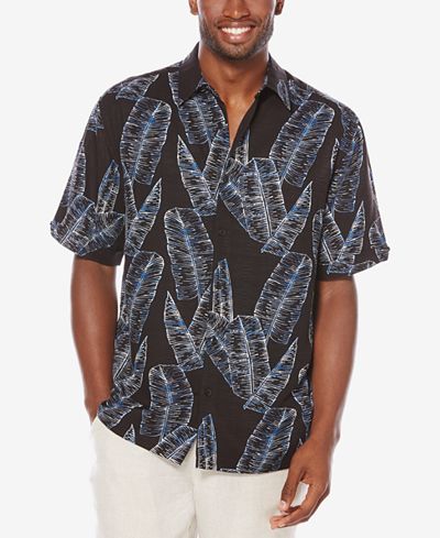 Cubavera Men's Leaf-Print Shirt