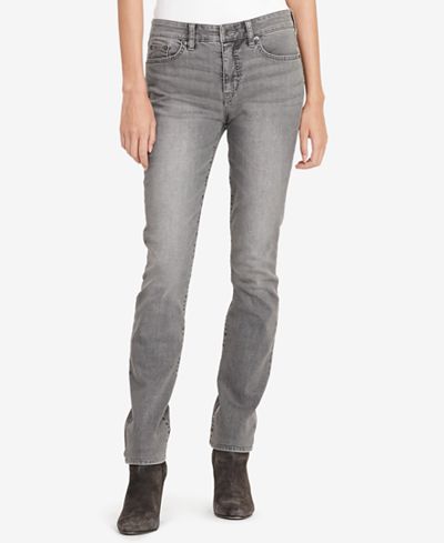 Lauren Ralph Lauren Premier Stretch Straight-Leg Jeans
