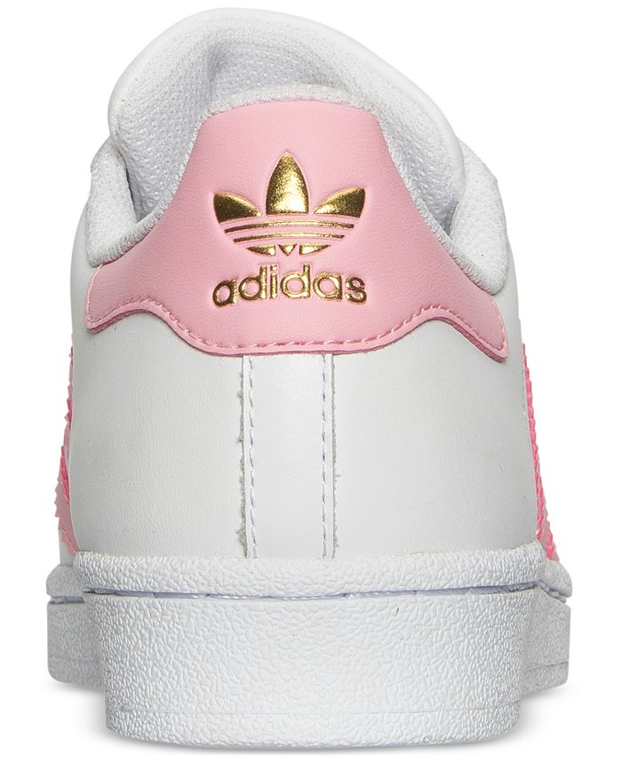 adidas Big Girls' Superstar Casual Sneakers from Finish Line - Macy's