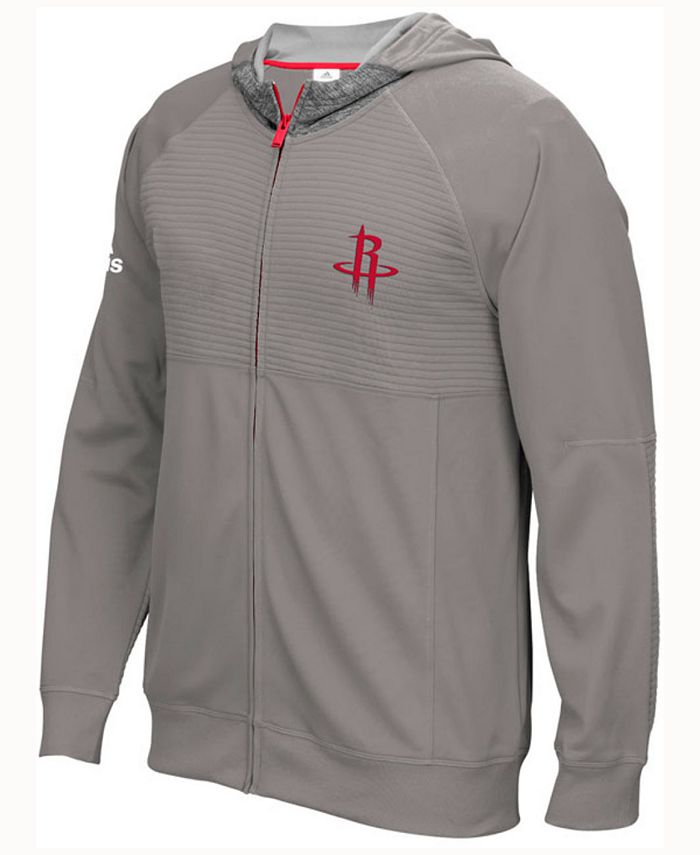 adidas Men s Houston Rockets Pre Game Full Zip Hooded Jacket Macy s
