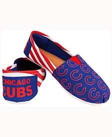 Women's Chicago Cubs Canvas Stripe Shoe