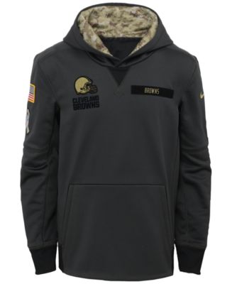 salute to service hoodie browns