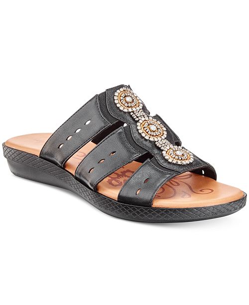 Easy Street Nori Slide Sandals & Reviews - All Women's Shoes - Shoes ...