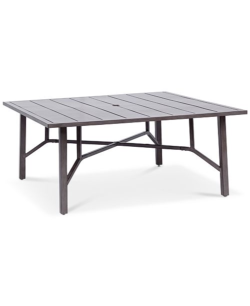 Furniture Wayland Outdoor Aluminum 8 Pc Dining Set 64 Square