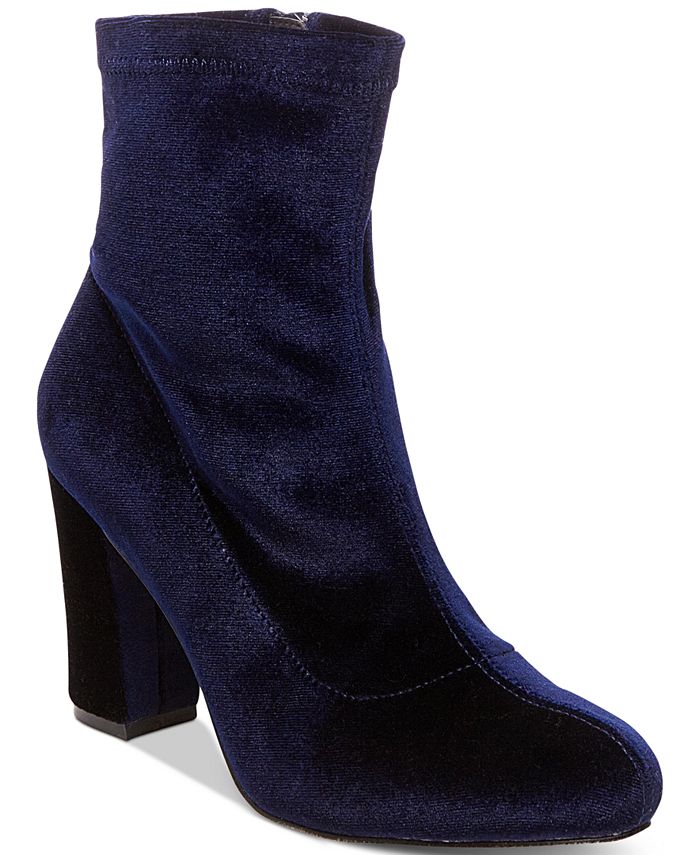 Madden girl clearance velvet boots