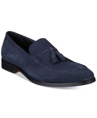 alfani blue loafers