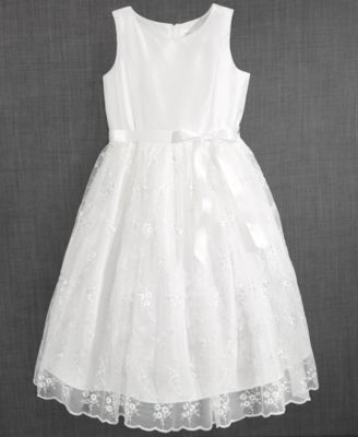 little girls white dress