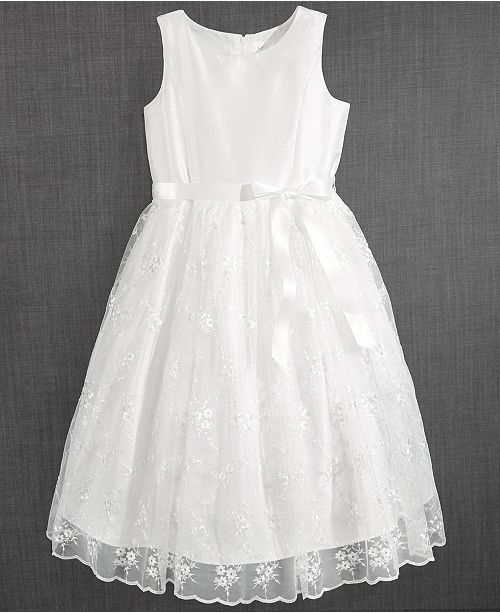 Us Angels Blush by Embroidered Communion Dress, Little Girls & Reviews