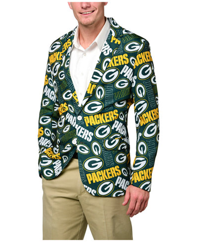 Forever Collectibles Men's Green Bay Packers Fan Suit Jacket