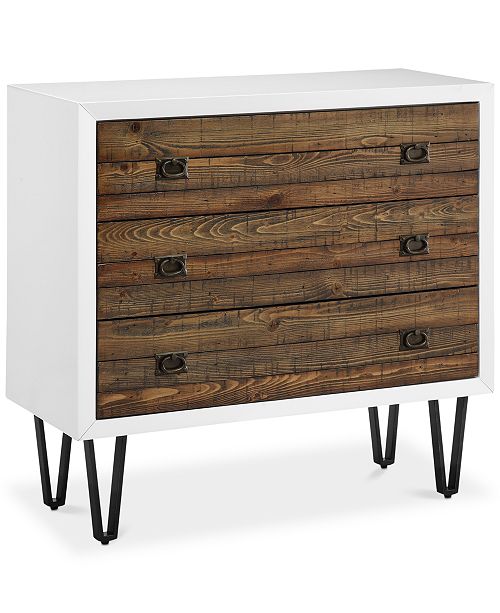 JLA Home Quinn 3 Drawer Chest, Quick Ship Furniture Macy's