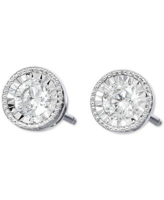 Trumiracle diamond stud hot sale earrings review