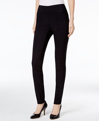 Alfani Pull-On Seamed Skinny Pants, Created for Macy's - Pants - Women ...