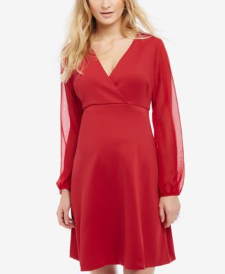 Taylor - Maternity V-Neck Dress