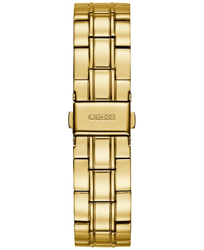 GUESS Women's Gold-Tone Stainless Steel Bracelet Watch 37mm U0910L2 ...