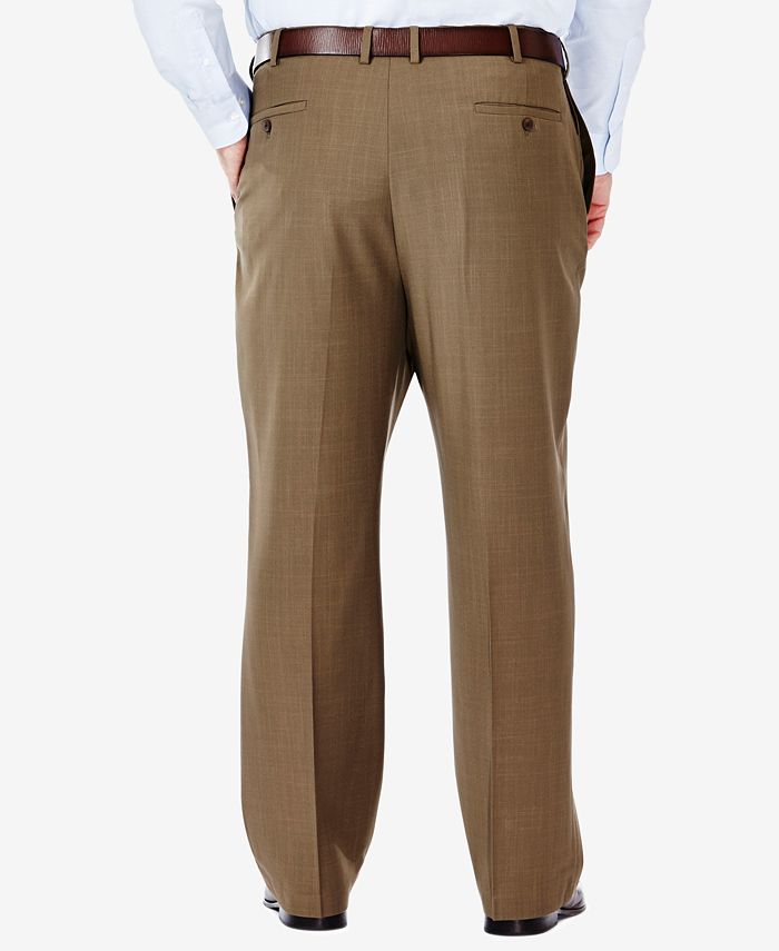haggar eclo stria pleated