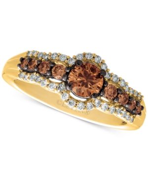 image of Le Vian Chocolatier Diamond Ring (7/8 ct. t.w.) in 14k Gold