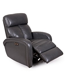 Criss Leather Power Recliner with Power Headrest and USB Power Outlet