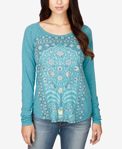 Lucky Brand Printed High-Low Top